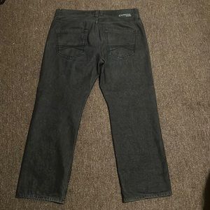 Black, Express jeans size 34/30 Loose fit boot cut